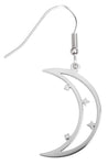 Starry Moon Earrings Collectible Jewelry Accessory Dangle Studs Jewel