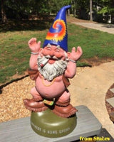 PACIFIC GIFTWARE Spirited Pot Smoking Happiness Is Home Grown Garden Gnome Statue 10H