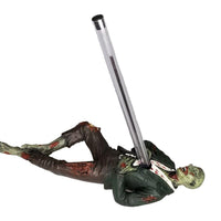 PACIFIC GIFTWARE Desktop Accent Zombie Impaled Pen Holder Tabletop Halloween Decoration Walking Dead Zombie Enthusiast Collectible Figurine