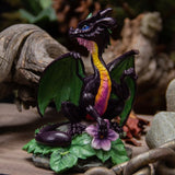 PACIFIC GIFTWARE Garden Dragon Eggplant Sculpture Home Decor Gift