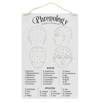 PACIFIC GIFTWARE Phrenology Map Metal Sign Wall Decor
