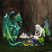 PACIFIC GIFTWARE FairyTate Fairy vs. Dragon Chess War Game Resin Figurine Statue