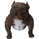 PACIFIC GIFTWARE Animal World Realistic American Bully Dog Home Decor Resin Figurine
