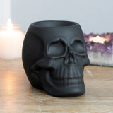 Pacific Giftware White Skull Aromatherapy Oil Burner Wax Warmer Tealight Holder
