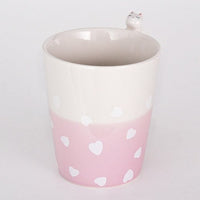 JAPAN COLLECTION Genki Cat White Runa Tea Coffee Drinking Mug Beverages Dining Tableware