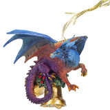 PACIFIC GIFTWARE Ruth Thompson Fantasy Dragon Christmas Tree Hanging Ornaments Holiday Festive Decoration