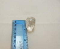PACIFIC GIFTWARE 12 pcs Clear Crystal Like Mini Skulls Figurines Busts