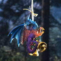 PACIFIC GIFTWARE Ruth Thompson Fantasy Dragon Christmas Tree Hanging Ornaments Holiday Festive Decoration