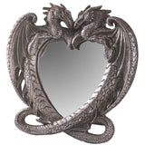 ALCHEMY ENGLAND DESIGN Dual Dragon's Heart Figurine Mirror