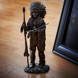 PACIFIC GIFTWARE  Indian Native American Sculpture Resin Collectible Figurine Statue