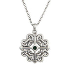 MYSTICA JEWELRY COLLECTION Celtic Flower Pewter Necklace Jewelry