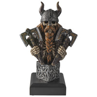 PACIFIC GIFTWARE Skull of Viking Valhalla Viking Warrior Sculpture Beer Tap Handle