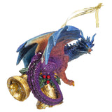 PACIFIC GIFTWARE Ruth Thompson Fantasy Dragon Christmas Tree Hanging Ornaments Holiday Festive Decoration