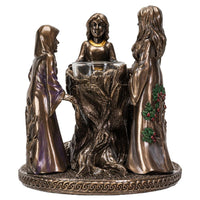 PACIFIC GIFTWARE Triple Goddess Mother Maiden Crone Candle Holder Home Decor Figurine