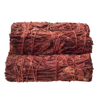 PACIFIC GIFTWARE Dragon's Blood Sage Smudge Sticks 4 Inch Long for Energy Cleansing, Meditation, Reiki, & Yoga - Pack of 5
