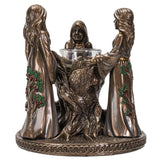 PACIFIC GIFTWARE Triple Goddess Mother Maiden Crone Candle Holder Home Decor Figurine