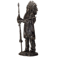 PACIFIC GIFTWARE  Indian Native American Sculpture Resin Collectible Figurine Statue