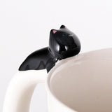 JAPAN COLLECTION Genki Cat Black Sora Tea Coffee Drinking Mug Beverages Dining Tableware