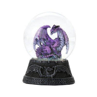 PACIFIC GIFTWARE Hoarfrost Dragon Water Globe with Glitters 80mm Home Decor Gift Collectible