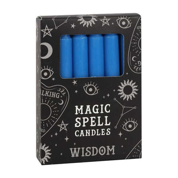 PACIFIC GIFTWARE Unscented 4 inches Tall Magic Spell Chime Candles Witchcraft Supplies for Personal Wiccan Altar, Spells, Charms & Rituals - Pack of 12