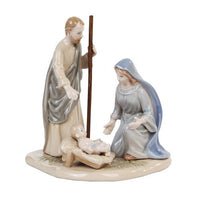 PACIFIC GIFTWARE 4.5 Inch The Holy Family Nativity Scene Ceramic Statue Figurine