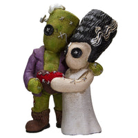 PACIFIC GIFTWARE Pinhead Monsters Immortal Love Frankenstein & His Bride