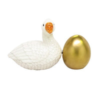 PACIFIC GIFTWARE Goose and Golden Egg Attractives Salt Pepper Shaker Made of Ceramic
