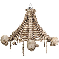 PACIFIC GIFTWARE Creeping Down Skeleton Grimm Reaper Chandelier Light Pendant