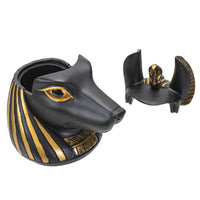 BOTEGA EXCLUSIVE Ancient Egyptian Anubis Head Stationery Box Figurine Statue