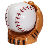 PACIFIC GIFTWARE Baseball Caught in a Mitt You're OUT Ceramic Salt and Pepper Shakers Set