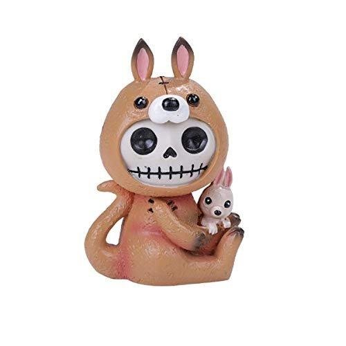 SUMMIT COLLECTION Furrybones Sydney Signature Skeleton in Kangaroo Costume with Baby in Pouch