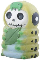 SUMMIT COLLECTION Furrybones Inch Signature Skeleton in Caterpillar Costume Holding a Leaf