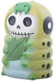 SUMMIT COLLECTION Furrybones Inch Signature Skeleton in Caterpillar Costume Holding a Leaf