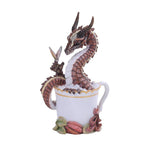 PACIFIC GIFTWARE Drinks and Dragons Series Hot Chocolate Dragon Resin Figurine by Stanley Morrison