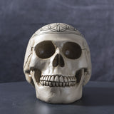 PACIFIC GIFTWARE Sacred Geometry Skull Figurine Statue