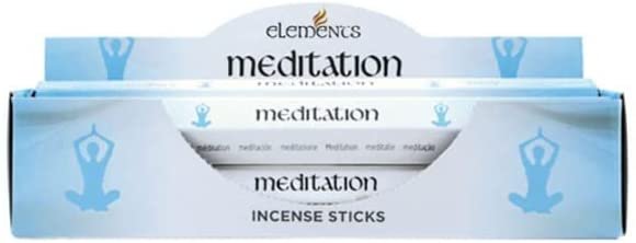 Pacific Giftware Meditation Fragrance Elements Incense Sticks Display/Bulk Box Set - 6 Packs of 20 Sticks - 120 Total