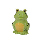 PACIFIC GIFTWARE Frog Toad Glossy Ceramic Treat Cookie Storage Container Canister Jar
