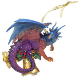 PACIFIC GIFTWARE Ruth Thompson Fantasy Dragon Christmas Tree Hanging Ornaments Holiday Festive Decoration