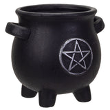 PACIFIC GIFTWARE Cauldron Pentagram Terracotta Planter Pot Figurine