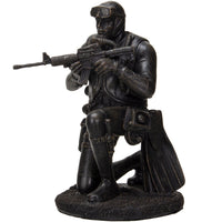 Pacific Giftware America's Finest Brave Soldier Checking Surrounding Military Heroes Collectible Figurine