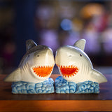 PACIFIC GIFTWARE Shark Jaws King of the Ocean Ceramic Salt and Pepper Shakers Set