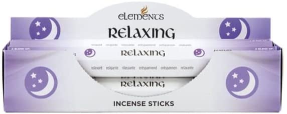 Pacific Giftware Relaxing Fragrance Elements Incense Sticks Display/Bulk Box Set - 6 Packs of 20 Sticks - 120 Total