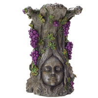 PACIFIC GIFTWARE The Tree Goddess Wine and Glass Holder Resin Figurine Statue