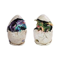 Small Colored Dragon Egg Home Decorative Resin Figurine Set of 2