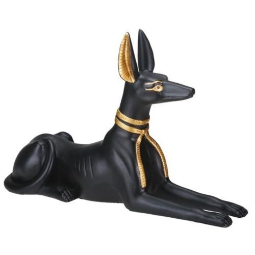 SUMMIT COLLECTION Egyptian Large Sitting Anubis Dog Statue
