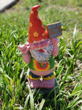 PACIFIC GIFTWARE Hippie Gnome Pot Smoking "Keep On Grass" Garden Gnome Statue 10H