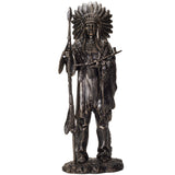 PACIFIC GIFTWARE  Indian Native American Sculpture Resin Collectible Figurine Statue