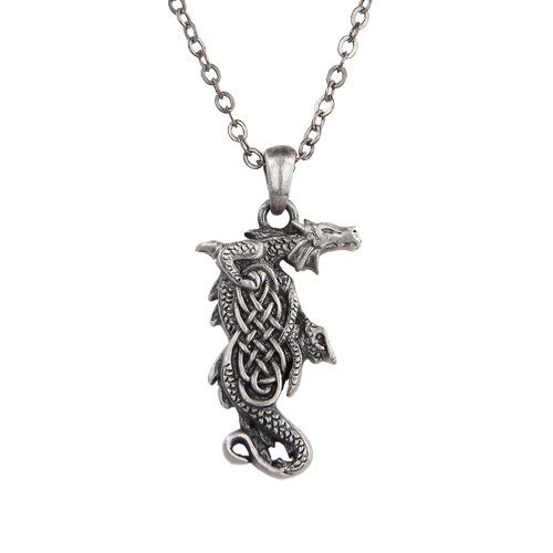 MYSTICA JEWELRY COLLECTION Dragon Celtic Necklace Fantasy Jewelry