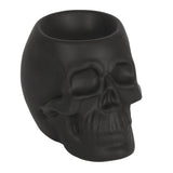 PAACIFIC GIFTWARE White Skull Aromatherapy Oil Burner Wax Warmer Tealight Holder
