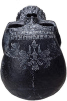 SUMMIT COLLECTION Black Ouija Skull Spirit Paranormal Black Magic Halloween Decorative Sculpture Collectible 8 inch L